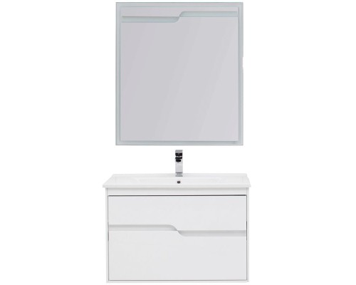 Комплект мебели для ванной Aquanet Модена 85 199305 Белый глянец