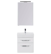 Комплект мебели для ванной Aquanet Виченца 60 199301 Белый глянец