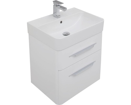 Комплект мебели для ванной Aquanet Виченца 60 199301 Белый глянец