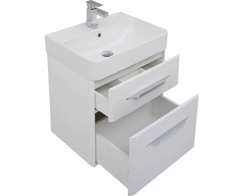 Комплект мебели для ванной Aquanet Виченца 60 199301 Белый глянец