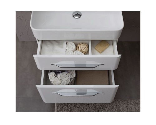 Комплект мебели для ванной Aquanet Виченца 60 199301 Белый глянец