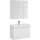 Комплект мебели для ванной Aquanet Йорк 85 203644 подвесной Белый глянец