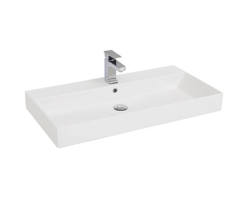 Комплект мебели для ванной Aquanet Йорк 85 203644 подвесной Белый глянец