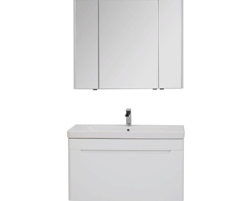 Комплект мебели для ванной Aquanet София 105 203651 подвесной Белый