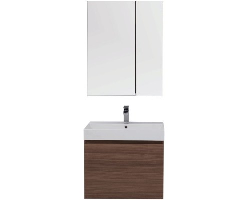 Комплект мебели для ванной Aquanet Нью-Йорк 70 211660 подвесной Шпон Орех