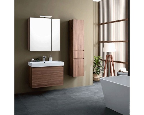 Комплект мебели для ванной Aquanet Нью-Йорк 100 211662 подвесной Шпон Орех