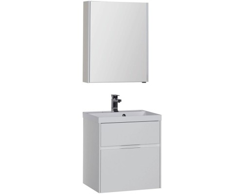 Комплект мебели для ванной Aquanet Латина 60 180121 подвесной Белый