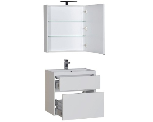 Комплект мебели для ванной Aquanet Латина 70 180123 подвесной Белый