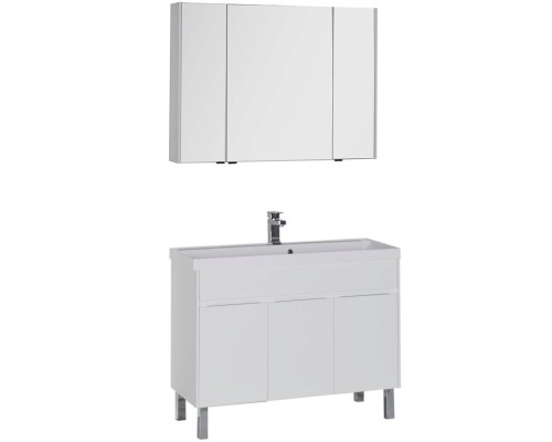 Комплект мебели для ванной Aquanet Латина 100 179841 Белый