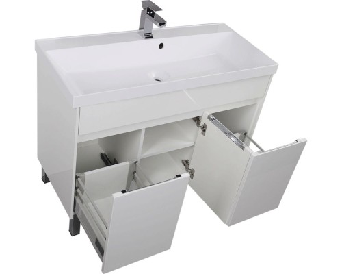 Комплект мебели для ванной Aquanet Латина 100 179841 Белый