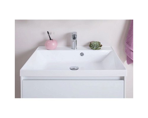 Комплект мебели для ванной Aquanet Гласс 70 240464 подвесной Белый