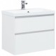 Комплект мебели для ванной Aquanet Гласс 80 240465 подвесной Белый
