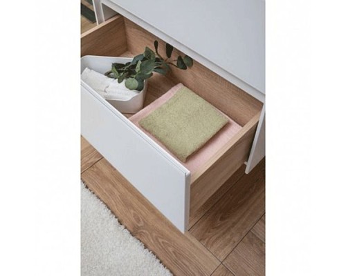 Комплект мебели для ванной Aquanet Гласс 80 240465 подвесной Белый