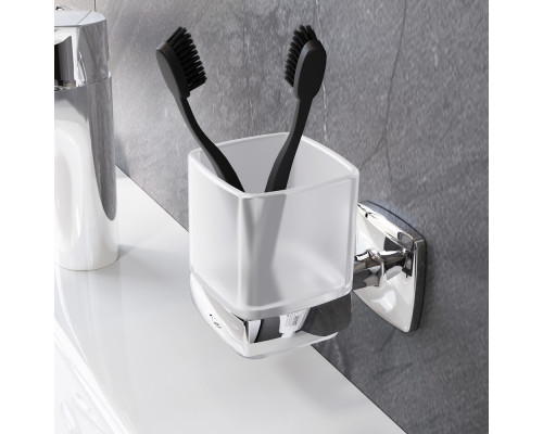 Комплект мебели для ванной AM.PM Gem S 75 BK91GF Белый со смесителем для раковины и аксессуарами