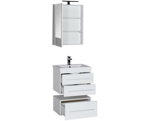 Комплект мебели для ванной Aquanet Нота 58 165376 Белый