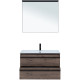 Комплект мебели для ванной Aquanet Lino 90 271958 подвесной Дуб Веллингтон
