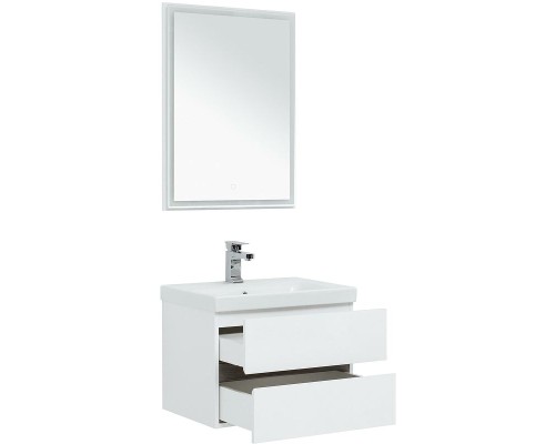 Комплект мебели для ванной Aquanet Беркли 60 258905 подвесной Белый Дуб рошелье
