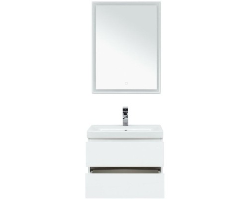 Комплект мебели для ванной Aquanet Беркли 60 258905 подвесной Белый Дуб рошелье