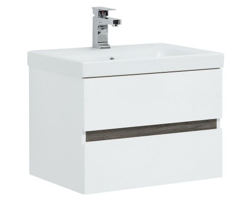Комплект мебели для ванной Aquanet Беркли 60 258905 подвесной Белый Дуб рошелье
