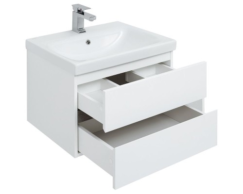 Комплект мебели для ванной Aquanet Беркли 60 258905 подвесной Белый Дуб рошелье