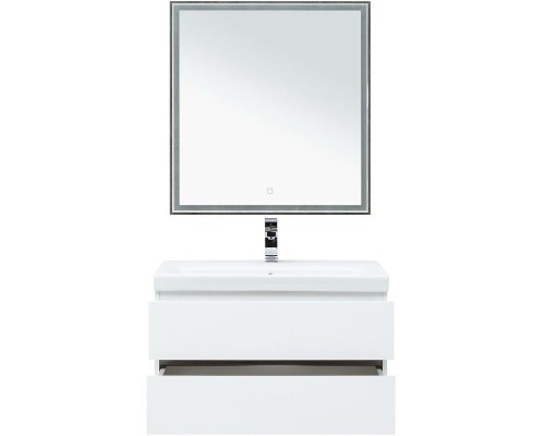 Комплект мебели для ванной Aquanet Беркли 80 258969 подвесной Белый Дуб рошелье