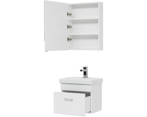 Комплект мебели для ванной Aquanet Нота 50 254063 Белый