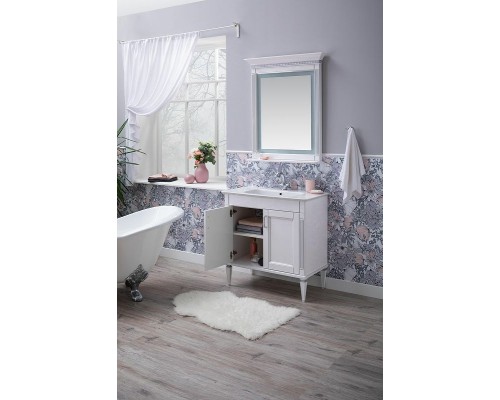 Комплект мебели для ванной Aquanet Селена 70 273433 Белый Серебро