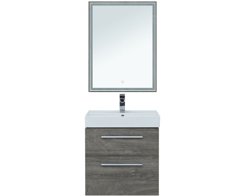 Комплект мебели для ванной Aquanet Nova 60 246281 подвесной Дуб рошелье