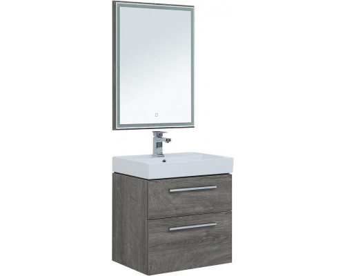 Комплект мебели для ванной Aquanet Nova 60 246281 подвесной Дуб рошелье