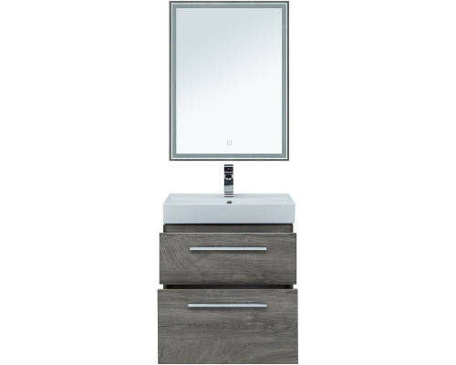 Комплект мебели для ванной Aquanet Nova 60 246281 подвесной Дуб рошелье