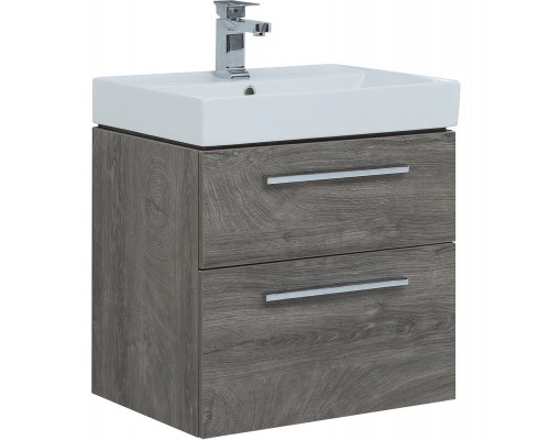 Комплект мебели для ванной Aquanet Nova 60 246281 подвесной Дуб рошелье