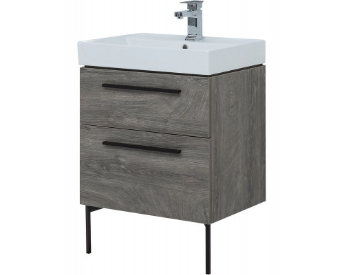 Комплект мебели для ванной Aquanet Nova 60 246281 подвесной Дуб рошелье