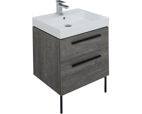 Комплект мебели для ванной Aquanet Nova 60 246281 подвесной Дуб рошелье