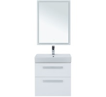 Комплект мебели для ванной Aquanet Nova 60 246279 подвесной Белый глянец