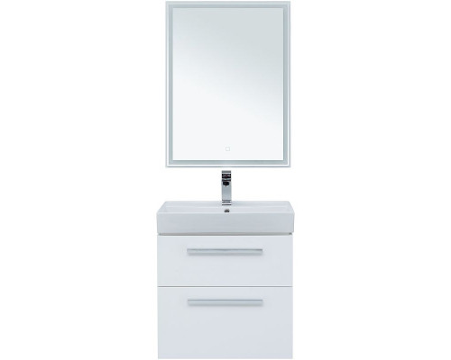 Комплект мебели для ванной Aquanet Nova 60 246279 подвесной Белый глянец
