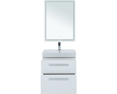 Комплект мебели для ванной Aquanet Nova 60 246279 подвесной Белый глянец