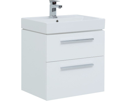 Комплект мебели для ванной Aquanet Nova 60 246279 подвесной Белый глянец