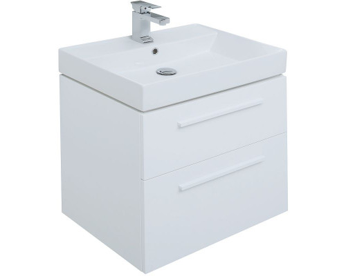 Комплект мебели для ванной Aquanet Nova 60 246279 подвесной Белый глянец