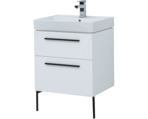 Комплект мебели для ванной Aquanet Nova 60 246279 подвесной Белый глянец