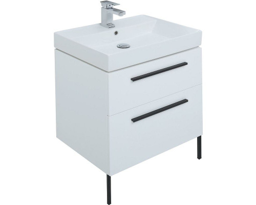 Комплект мебели для ванной Aquanet Nova 60 246279 подвесной Белый глянец