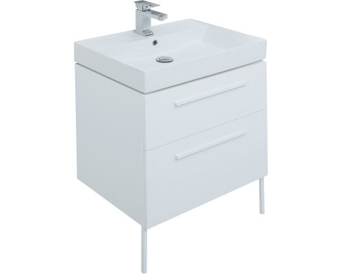 Комплект мебели для ванной Aquanet Nova 60 246279 подвесной Белый глянец