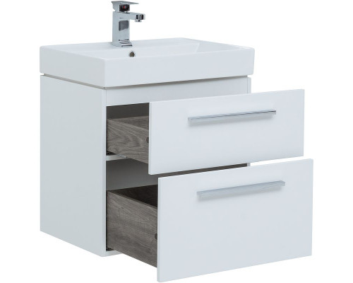 Комплект мебели для ванной Aquanet Nova 60 246279 подвесной Белый глянец