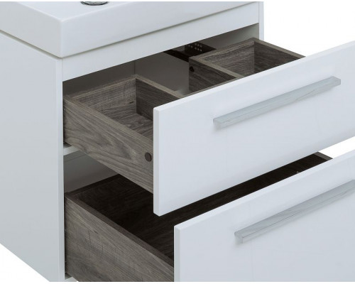 Комплект мебели для ванной Aquanet Nova 60 246279 подвесной Белый глянец