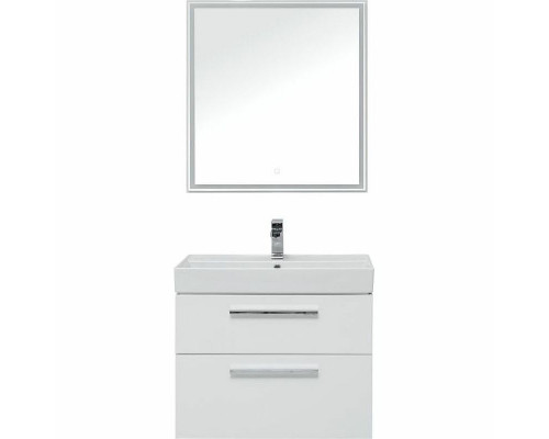 Комплект мебели для ванной Aquanet Nova 75 243255 подвесной Белый глянец