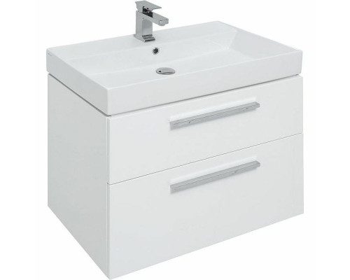 Комплект мебели для ванной Aquanet Nova 75 243255 подвесной Белый глянец