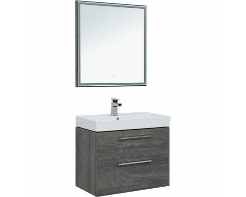 Комплект мебели для ванной Aquanet Nova 75 243251 подвесной Дуб рошелье