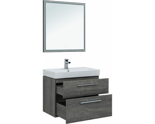 Комплект мебели для ванной Aquanet Nova 75 243251 подвесной Дуб рошелье