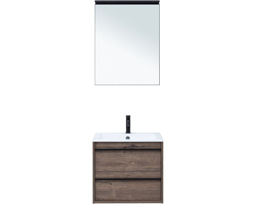Комплект мебели для ванной Aquanet Lino 60 271952 подвесной Дуб Веллингтон