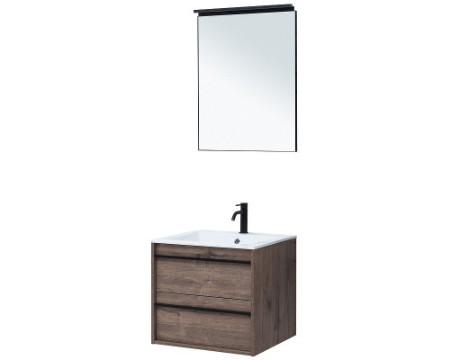 Комплект мебели для ванной Aquanet Lino 60 271952 подвесной Дуб Веллингтон