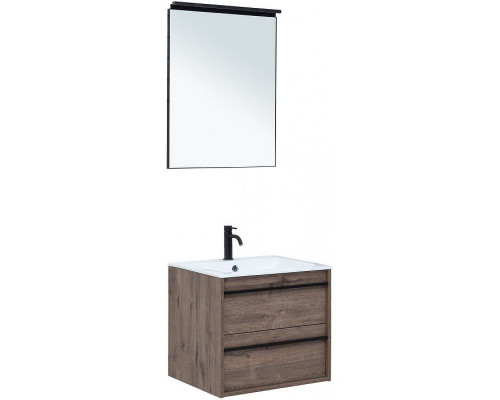 Комплект мебели для ванной Aquanet Lino 60 271952 подвесной Дуб Веллингтон
